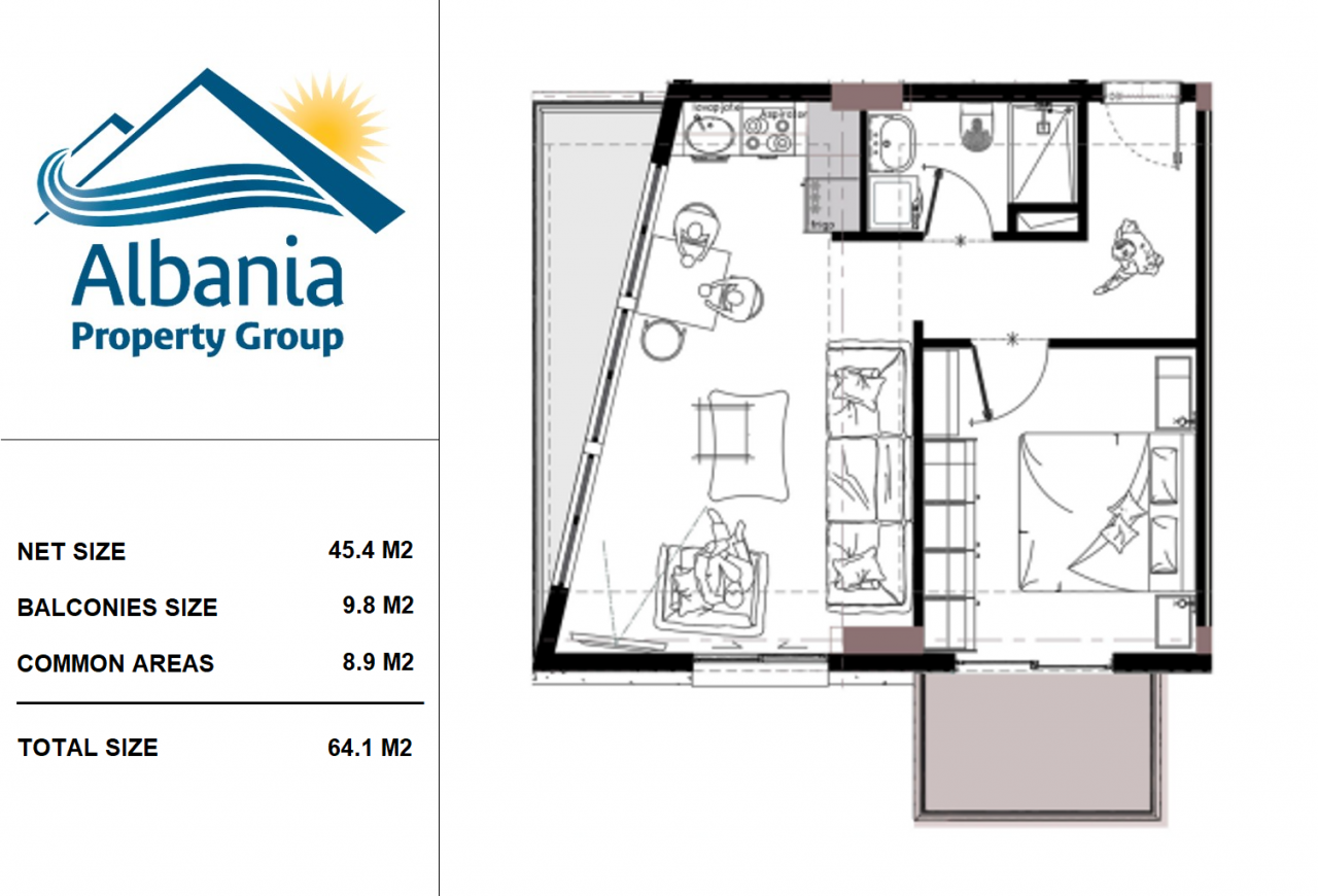 New Apartments For Sale In Golem Durres Albania Building Under Construction